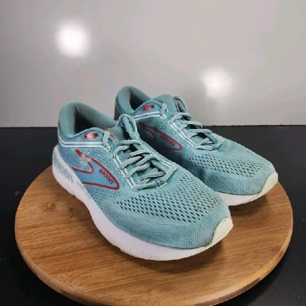 Womens Brooks Ariel GTS Low Sz 9 008930 Blue Red Running Athletic Sneakers Shoes